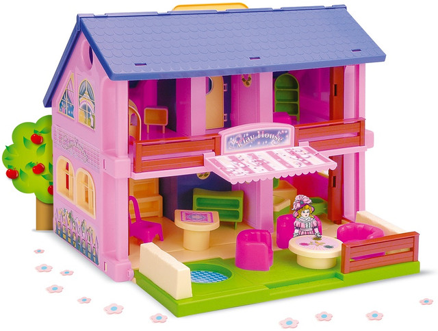 Кукольный домик, маленькие комнаты, игрушка для девочек