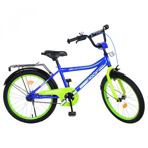 Детский велосипед PROF1 Top Grade L20103 20 дюймов для мальчика сине-зеленый изображение 1