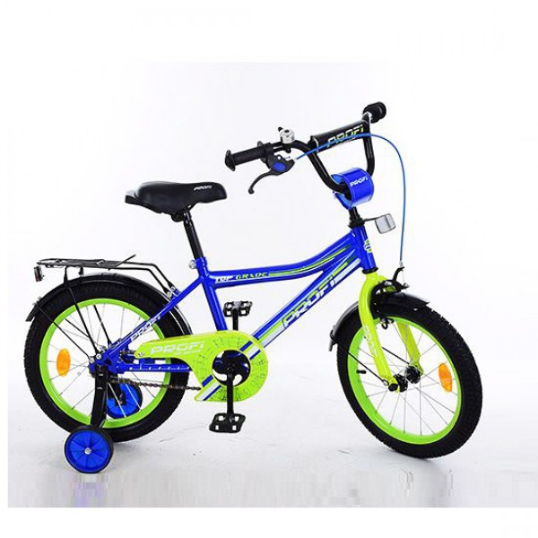 Двухколесный велосипед Profi Top Grade 18 дюймов L18104 для мальчика синий изображение 1
