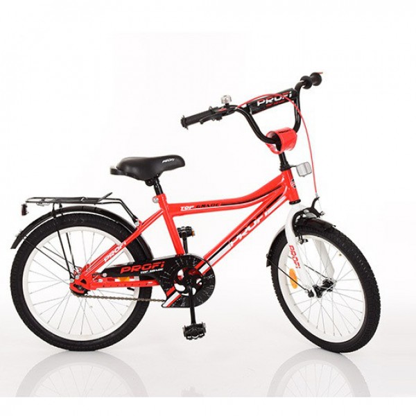 Детский двухколесный велосипед PROF1 Top Grade L20105 20 дюймов красный для детей от 5 лет изображение 1