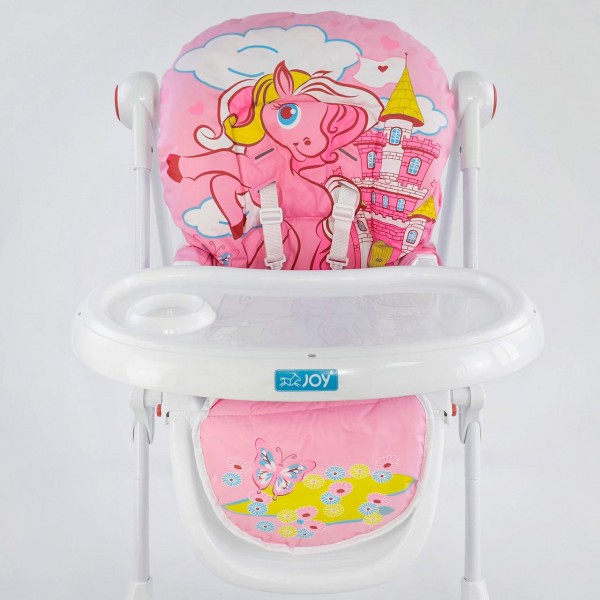 JOY K-73480 стульчик для кормления Pony розовый изображение 1