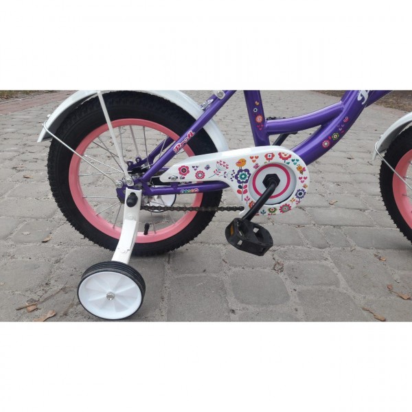Велосипед Profi Bloom 16 дюймов фиолетовый изображение 4