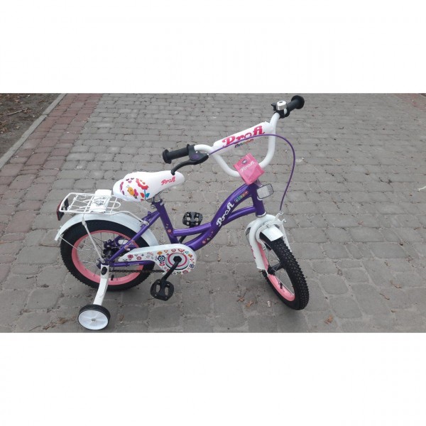 Велосипед Profi Bloom 16 дюймов фиолетовый изображение 5