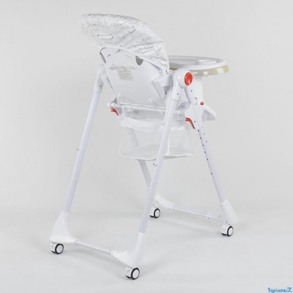 JOY K-44009 стульчик для кормления Мишки бежево-белый изображение 4