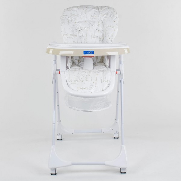 JOY K-44009 стульчик для кормления Мишки бежево-белый изображение 7