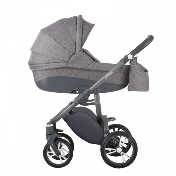 Коляска 2 в 1 Bebetto Holland LJ195 цвет Темно-серый изображение 1