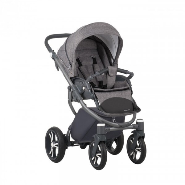 Коляска 2 в 1 Bebetto Holland LJ195 цвет Темно-серый изображение 3