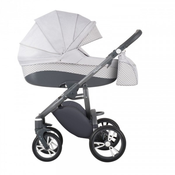 Коляска 2 в 1 Bebetto Holland LJ195 цвет Темно-серый изображение 4