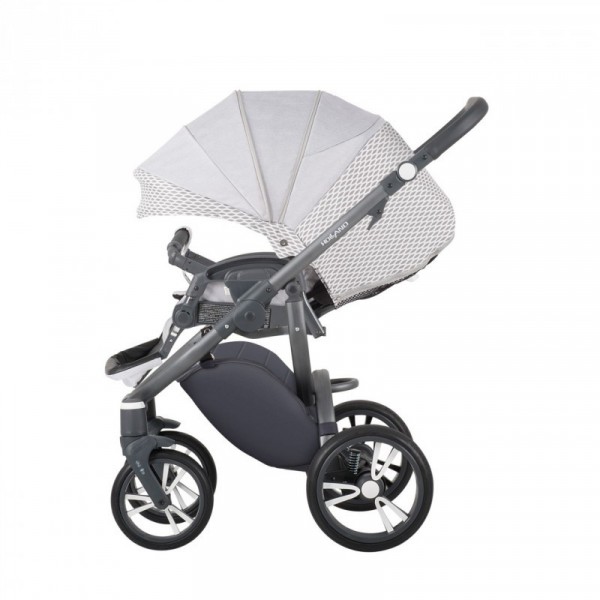 Коляска 2 в 1 Bebetto Holland LJ195 цвет Темно-серый изображение 6