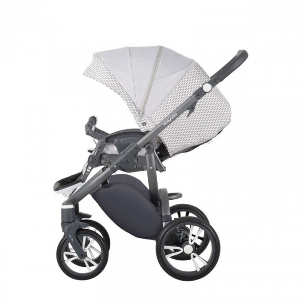 Коляска 2 в 1 Bebetto Holland LJ195 цвет Темно-серый изображение 7