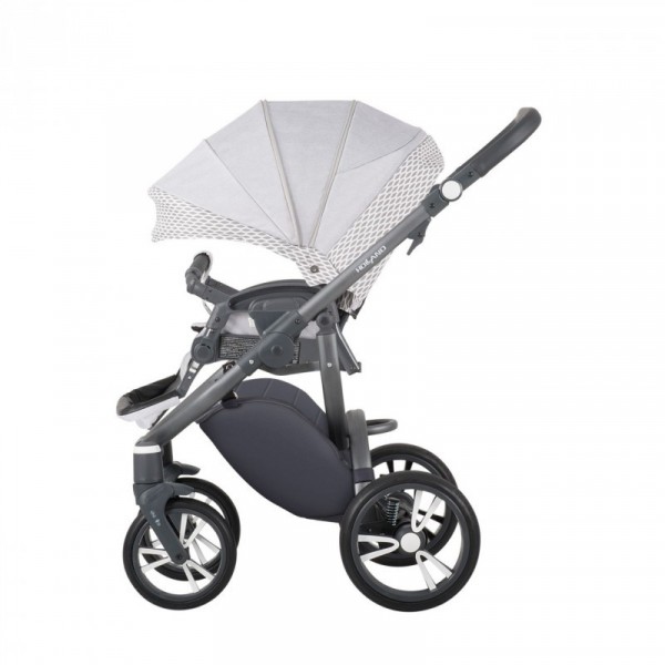 Коляска 2 в 1 Bebetto Holland LJ195 цвет Темно-серый изображение 11
