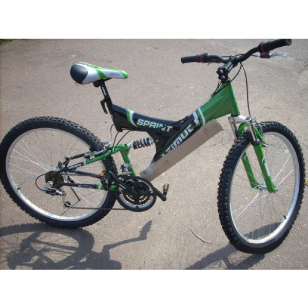 Азимут Спринт 24 дюйма 165 - G AZIMUT SPRINT- велосипед спортивный, горный, двухподвес изображение 3
