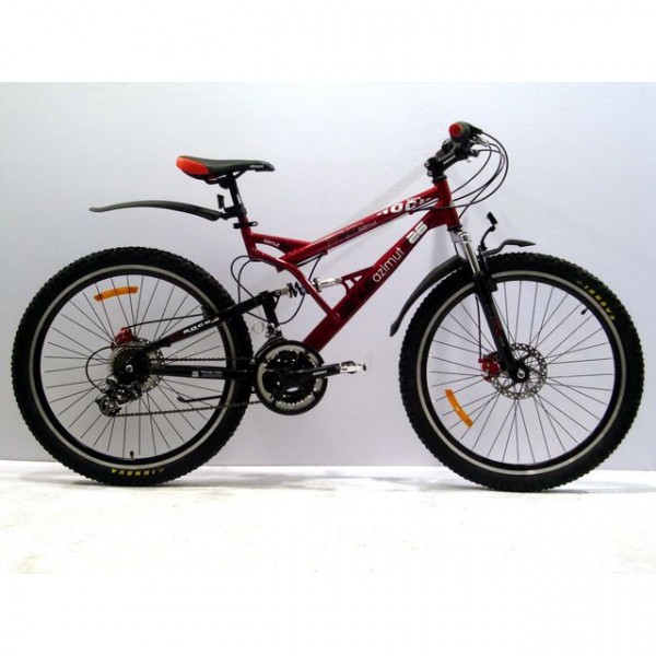 Азимут Рок 24 дюйма ROCK 126 G-FR-D горный спортивный велосипед . изображение 3