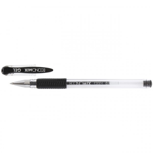 Ручка гелевая Е11901-01 Economix GEL, черная изображение 1