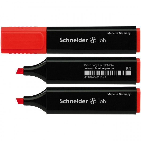 Маркер текстовыделитель Schneider Job 150, красный S1502 изображение 1