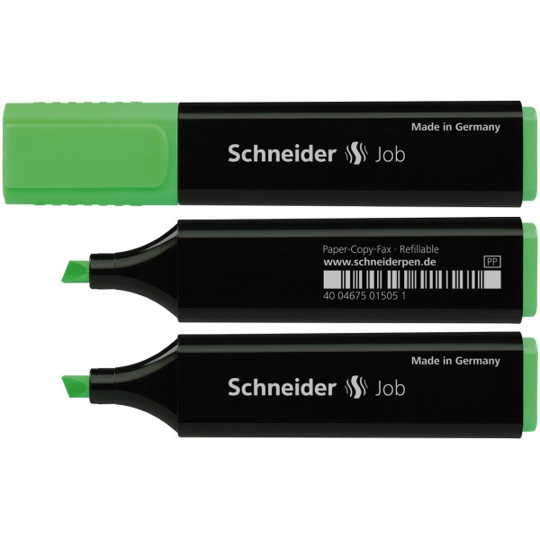 Маркер текстовыделитель Schneider Job 150, зеленый S1504 изображение 1