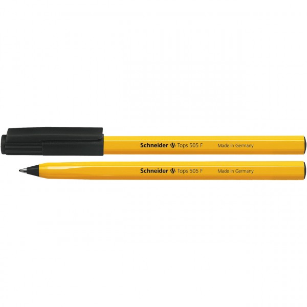 Ручка шариковая Schneider Tops F,  S150501, черная изображение 1
