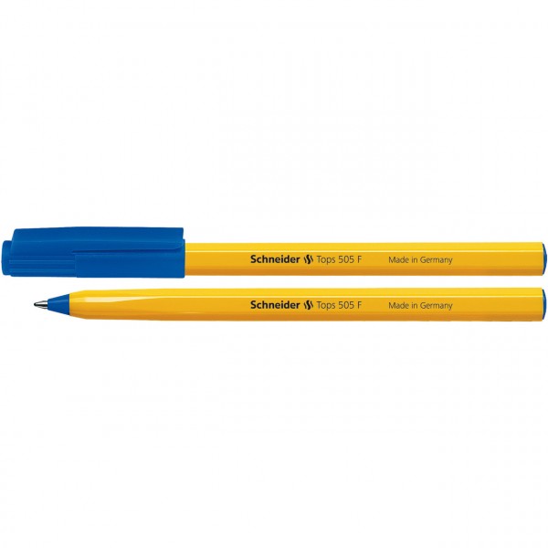 Ручка шариковая Schneider Tops F,  S150503, синяя изображение 1