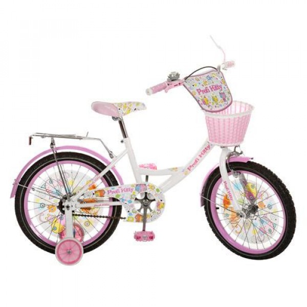 Велосипед Профи Китти Блек 18 дюймов Profi Kitty  детский двухколесный изображение 1