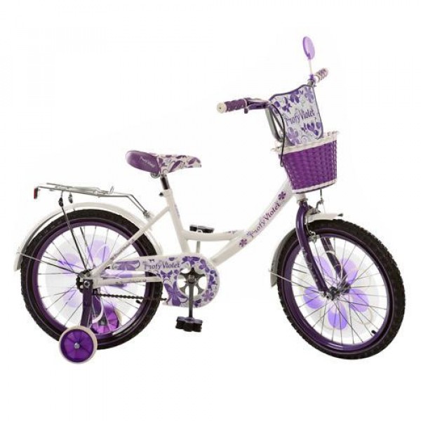 Велосипед Профи Виолет Блек 18 дюймов Profi Violet велосипед для девочки двухколесный изображение 2