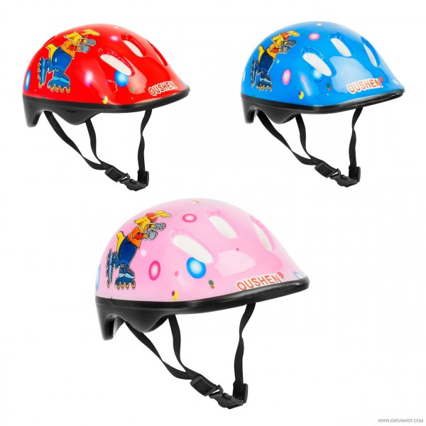 Детский защитный шлем Овшен 466-121 для велосипедов, роликов, скейтов, самокатов изображение 1