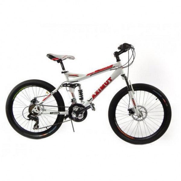 Азимут Рейс 26 дюймов Azimut Race GD велосипед спортивный, дисковые тормоза двухподвес изображение 5