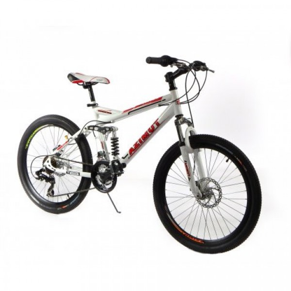 Азимут Рейс 26 дюймов Azimut Race GD велосипед спортивный, дисковые тормоза двухподвес изображение 3