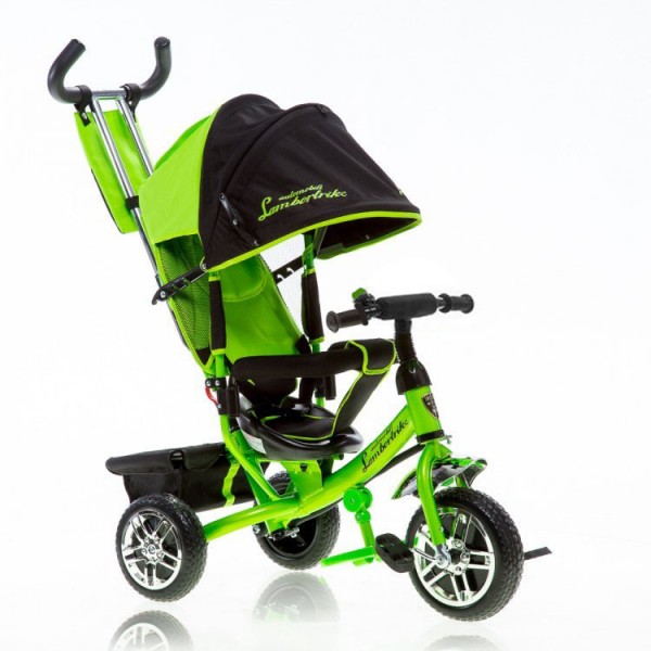 Велосипед детский трехколесный, пена, Азимут Ламборджини, Lamborghini Azimut  зеленый изображение 1
