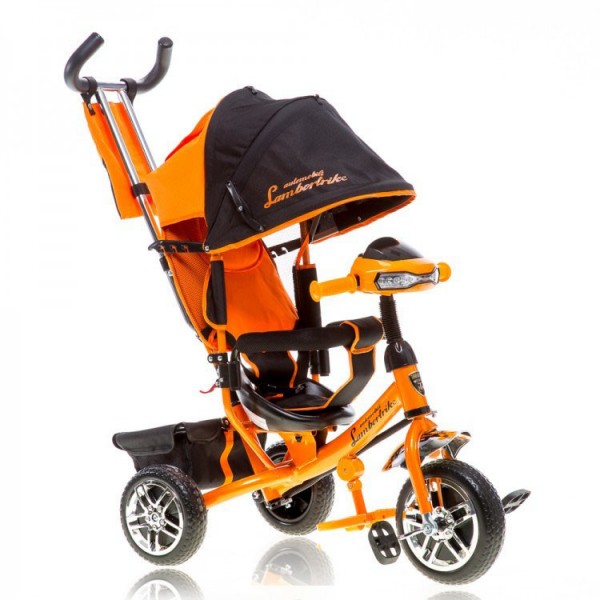 Велосипед детский трехколесный, пена, Азимут Ламборджини, Lamborghini Azimut  оранжевый изображение 1