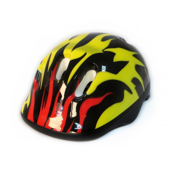 Детский защитный шлем Пламя для велосипедов, роликов, скейтов, самокатов изображение 4
