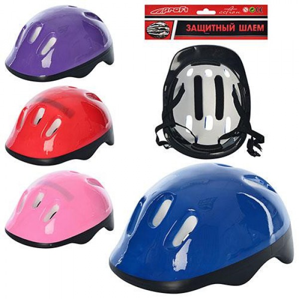 Детский защитный шлем Профи 0014 для велосипедов, роликов, скейтов, самокатов изображение 1