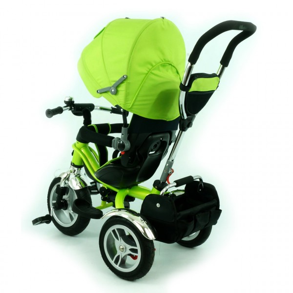 Велосипед детский трехколесный, Бест Трайк 5388, Best Trike надувные колеса салатовый изображение 3