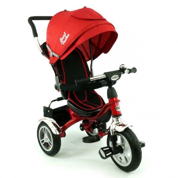 Велосипед детский трехколесный, Бест Трайк 5388, Best Trike надувные колеса красный изображение 1
