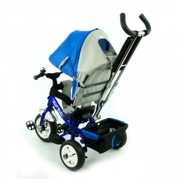 Велосипед детский трехколесный, Бест Трайк 6588, Best Trike колеса пена синий изображение 3