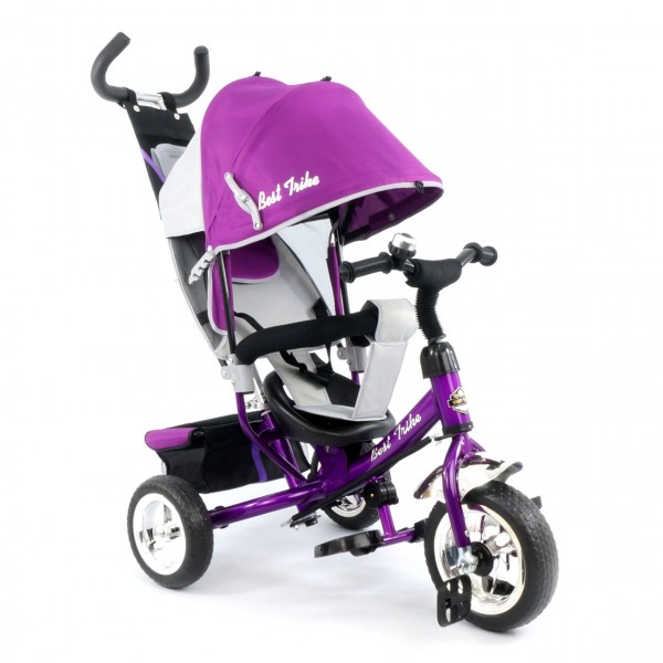 Велосипед детский трехколесный, Бест Трайк 6588, Best Trike колеса пена фиолетовый изображение 1