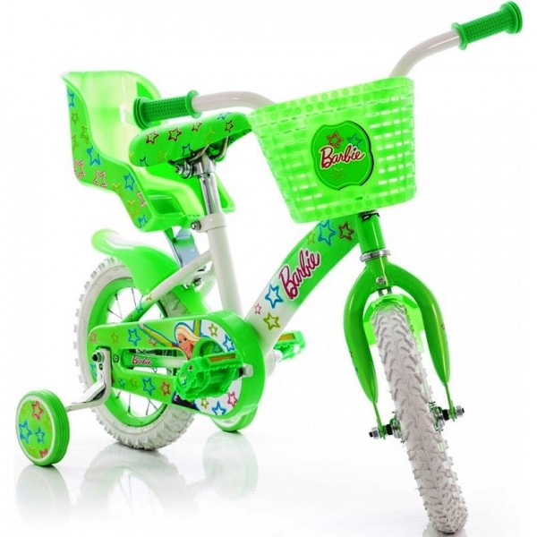 Велосипед детский Азимут Барби 12 дюймов Azimut Barbie двухколесный изображение 3
