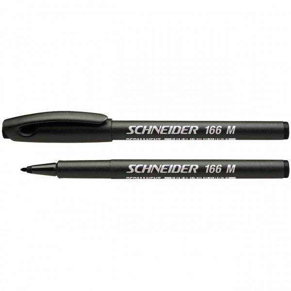 Маркер перманентный Schneider MAXX 166 1 мм, черный S116601 изображение 1