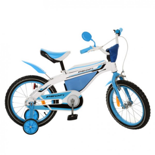 Велосипед детский Профи BX405 16 дюймов Profi  велосипед двухколесный  синий изображение 1