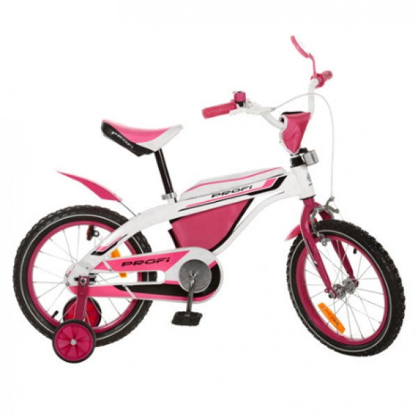 Велосипед детский Профи BX405 16 дюймов Profi  велосипед двухколесный  розовый изображение 2