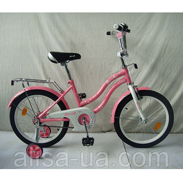 Детский велосипед PROFI Star  L1492 для девочек от 3 лет 14 дюймов, малиновый изображение 6