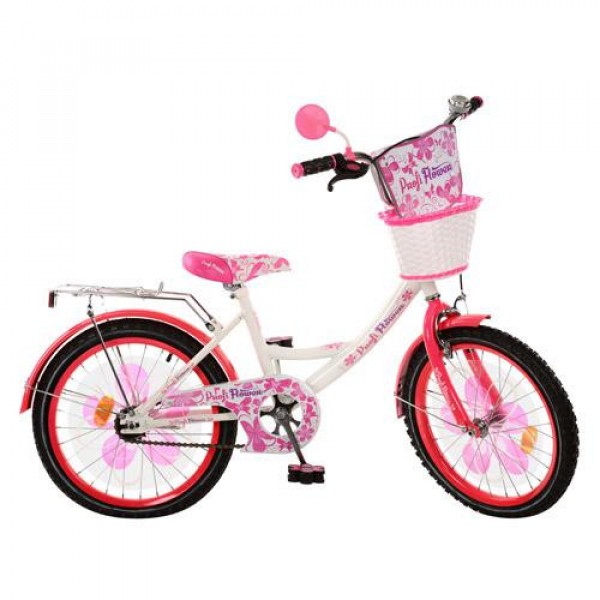 Велосипед Профи Цветок 20 дюймов Profi Flower велосипед для девочки двухколесный изображение 2