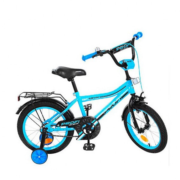 Двухколесный велосипед Profi Top Grade 18 дюймов L18104 для мальчика бирюзовый изображение 2
