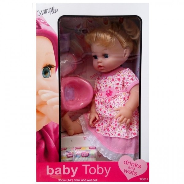 Кукла-пупс Беби «Baby Toby» 30900, интерактивная, говорит 10 фраз. изображение 1