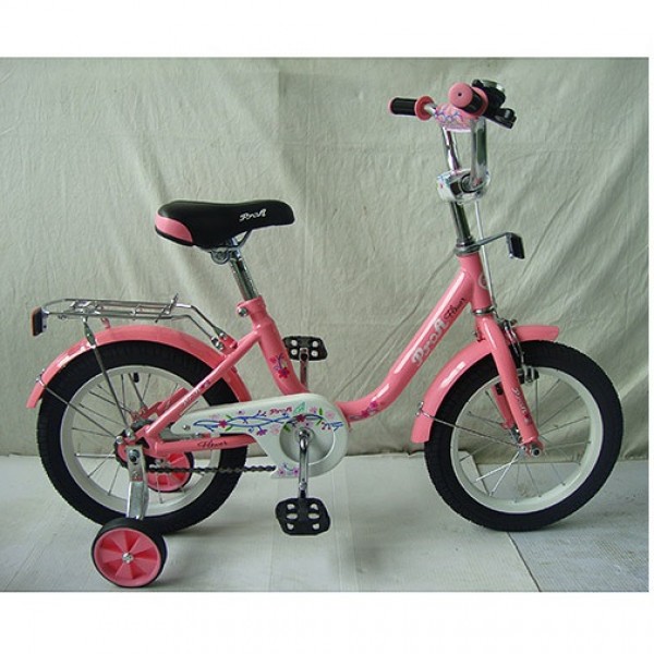 Детский двухколесный велосипед PROF1 Flower 14 дюймов для девочки изображение 3