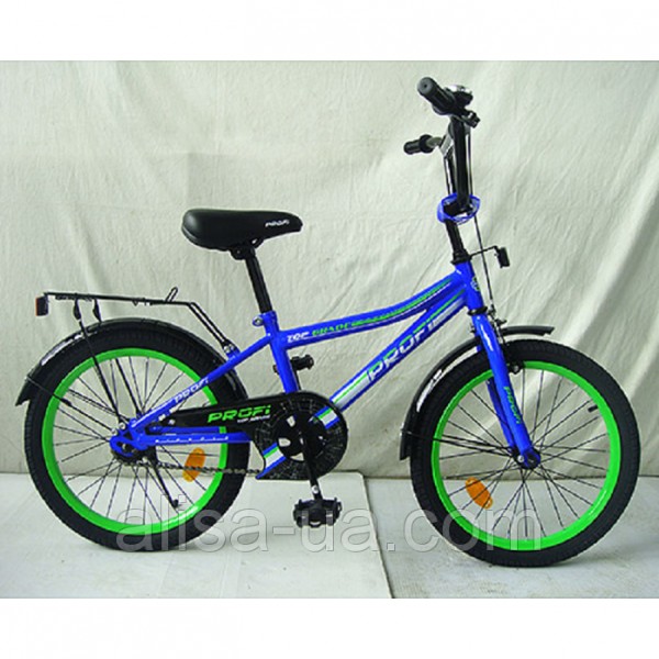 Детский велосипед PROF1 Top Grade L20103 20 дюймов для мальчика сине-зеленый изображение 5