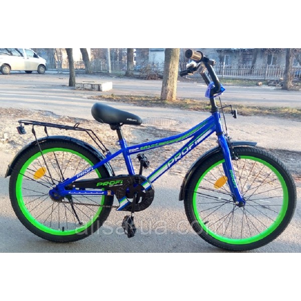 Детский велосипед PROF1 Top Grade L20103 20 дюймов для мальчика сине-зеленый изображение 6