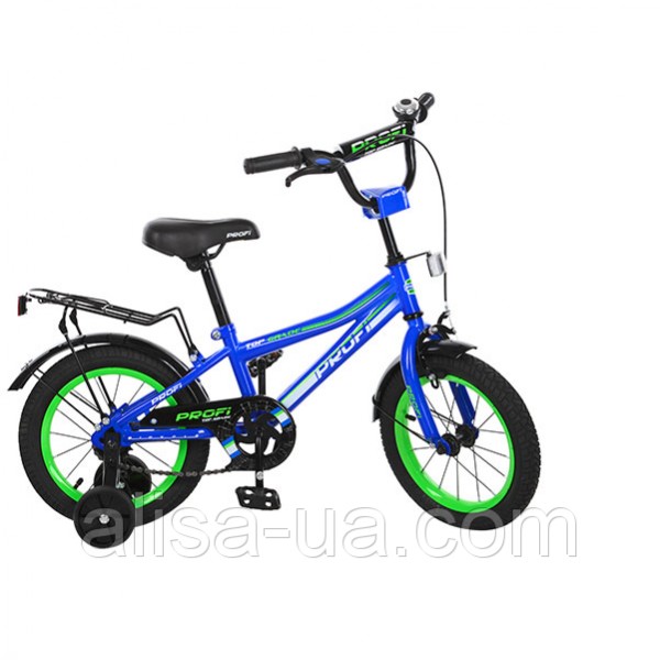 Двухколесный велосипед PROFI Top Grade  L14101 для мальчика 3-х лет детский 14 дюймов черный изображение 5