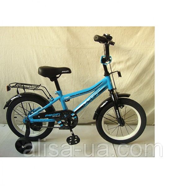 Двухколесный велосипед PROFI Top Grade  L14101 для мальчика 3-х лет детский 14 дюймов черный изображение 6