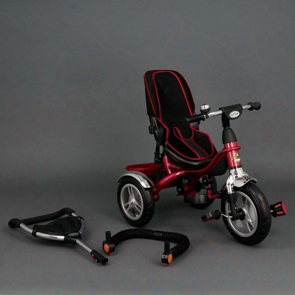 Велосипед салатовый детский трехколесный, Бест Трайк 5388, Best Trike надувные колеса изображение 7