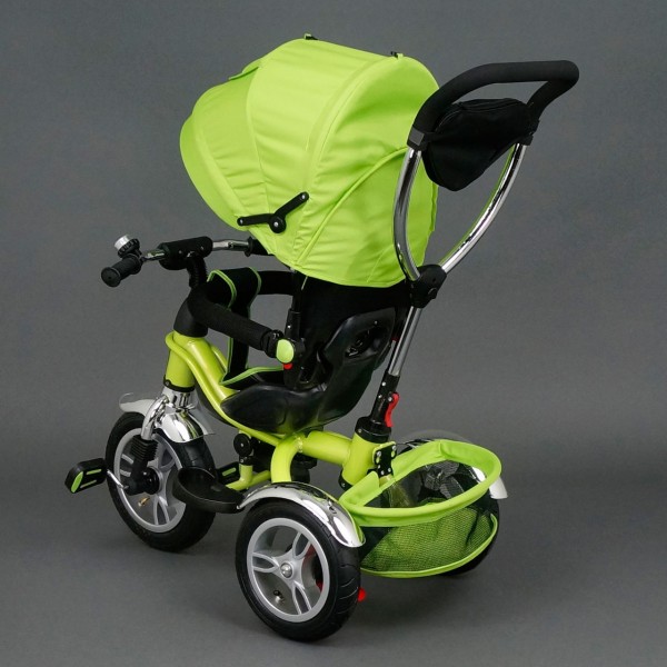 Велосипед салатовый детский трехколесный, Бест Трайк 5388, Best Trike надувные колеса изображение 10